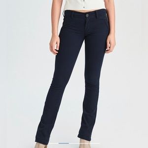 American Eagle Kick Boot Navy Pants